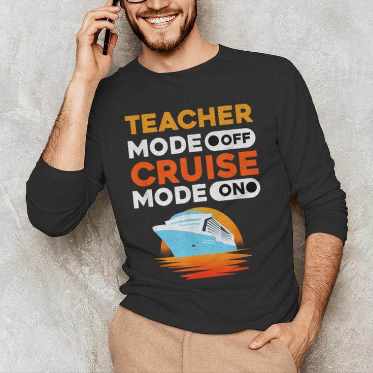 Teacher Cruise Shirt Cruise Mode Men Women Men's Long Sleeve T-Shirt, novelty gifts, funny gifts Teacher Cruise Shirt Cruise Mode Men Women Men's Long Sleeve T-Shirt, novelty gifts, funny gifts