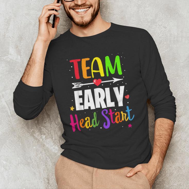Teacher Early Childhood Education Preschool Head Start Crew Men's Long Sleeve T-Shirt, novelty gifts, funny gifts