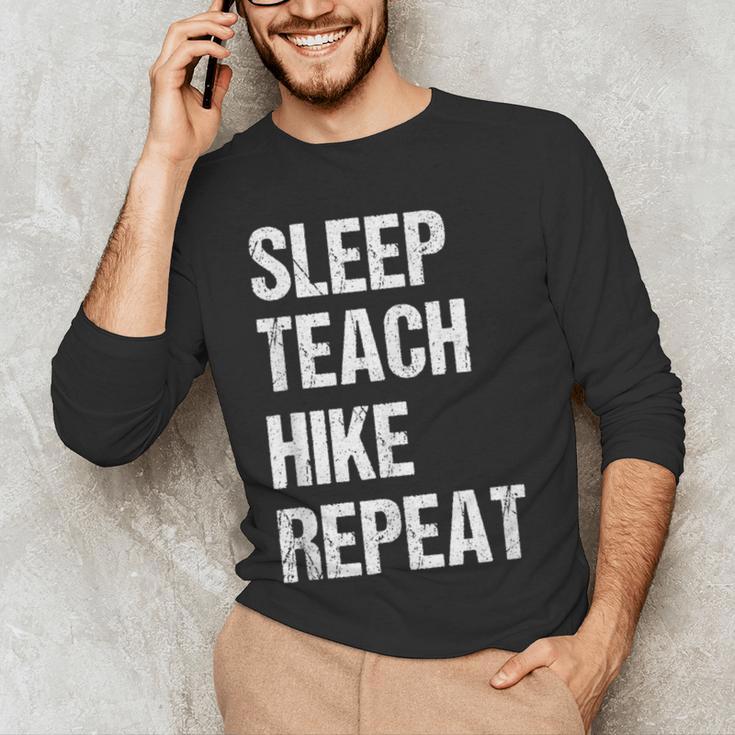 Teacher Hiking Shirt Teaching Hiker T Shirt Men's Long Sleeve T-Shirt, novelty gifts, funny gifts Teacher Hiking Shirt Teaching Hiker T Shirt Men's Long Sleeve T-Shirt, novelty gifts, funny gifts