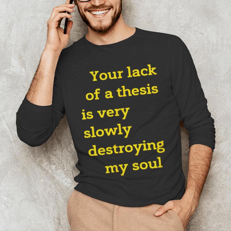 Teacher Or Professor Essay Thesis Writing Joke For Men Women Men's Long Sleeve T-Shirt, novelty gifts, funny gifts Teacher Or Professor Essay Thesis Writing Joke For Men Women Men's Long Sleeve T-Shirt, novelty gifts, funny gifts