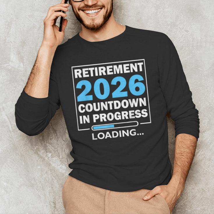 Teacher Retirement Class Of 2026 Loading Retired Men's Long Sleeve T-Shirt, novelty gifts, funny gifts Teacher Retirement Class Of 2026 Loading Retired Men's Long Sleeve T-Shirt, novelty gifts, funny gifts
