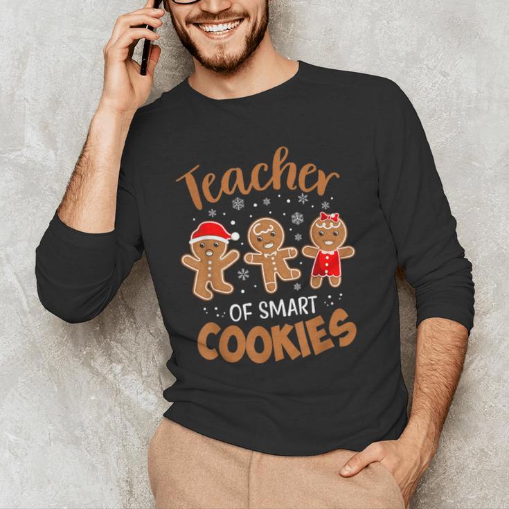 Teacher Of Smart Cookies Gingerbread Christmas Teacher Cute Men Women Kids Men's Long Sleeve T-Shirt, novelty gifts, funny gifts Teacher Of Smart Cookies Gingerbread Christmas Teacher Cute Men Women Kids Men's Long Sleeve T-Shirt, novelty gifts, funny gifts