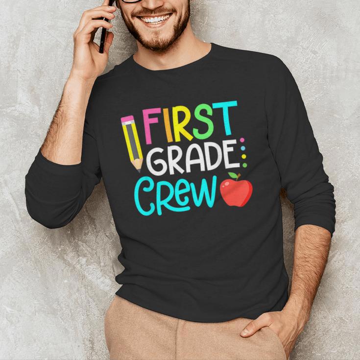 Team 1st Grade Crew Back To School 1st Grade Teacher Kids Men's Long Sleeve T-Shirt, novelty gifts, funny gifts Team 1st Grade Crew Back To School 1st Grade Teacher Kids Men's Long Sleeve T-Shirt, novelty gifts, funny gifts