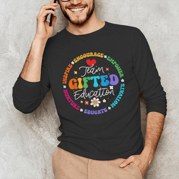 Team Ed Education Teacher Appreciation Back To School Men's Long Sleeve T-Shirt, novelty gifts, funny gifts Team Ed Education Teacher Appreciation Back To School Men's Long Sleeve T-Shirt, novelty gifts, funny gifts