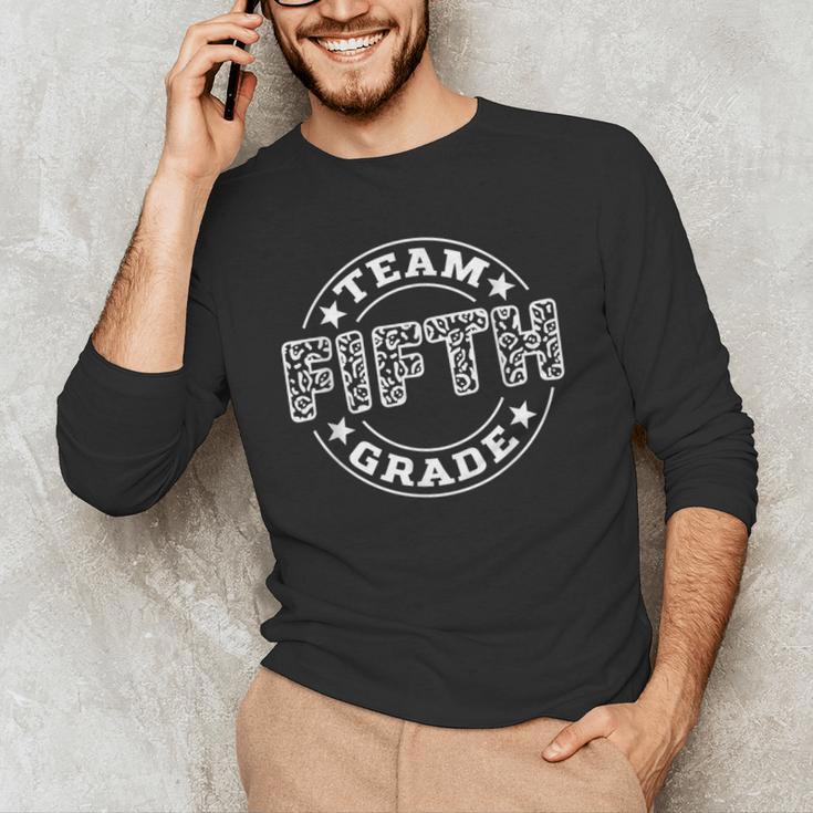 Team Fifth Grade Teacher Student Squad Team 5th Grade School Men's Long Sleeve T-Shirt, novelty gifts, funny gifts Team Fifth Grade Teacher Student Squad Team 5th Grade School Men's Long Sleeve T-Shirt, novelty gifts, funny gifts