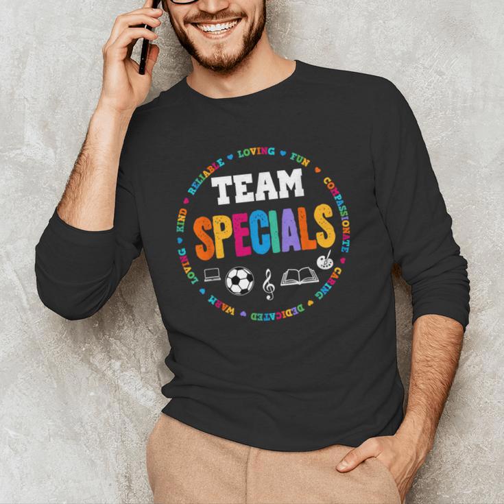TEAM Specials Teacher TRIBE Squad Back To Primary School Men's Long Sleeve T-Shirt, novelty gifts, funny gifts