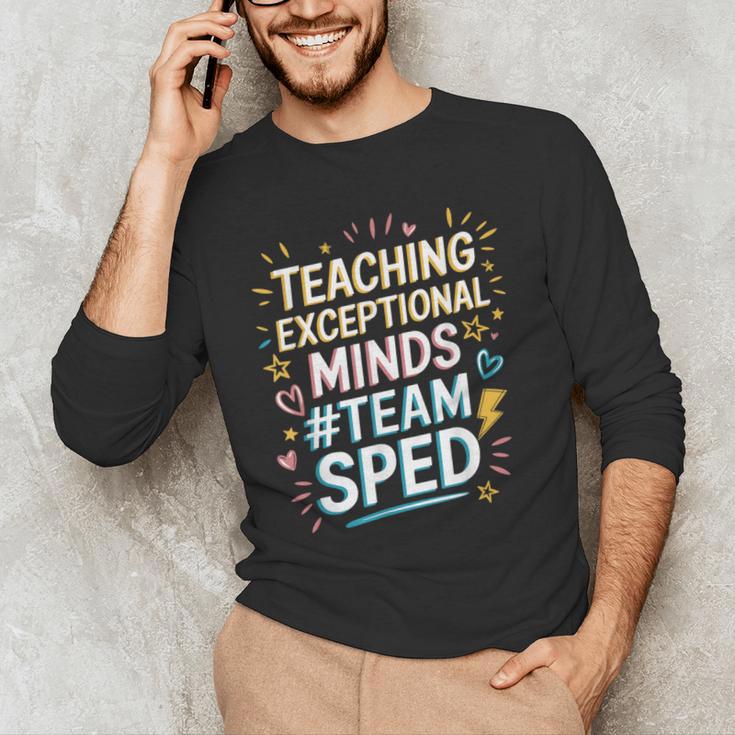 Team Sped Sped Teacher Special Education Teacher Team Men's Long Sleeve T-Shirt, novelty gifts, funny gifts