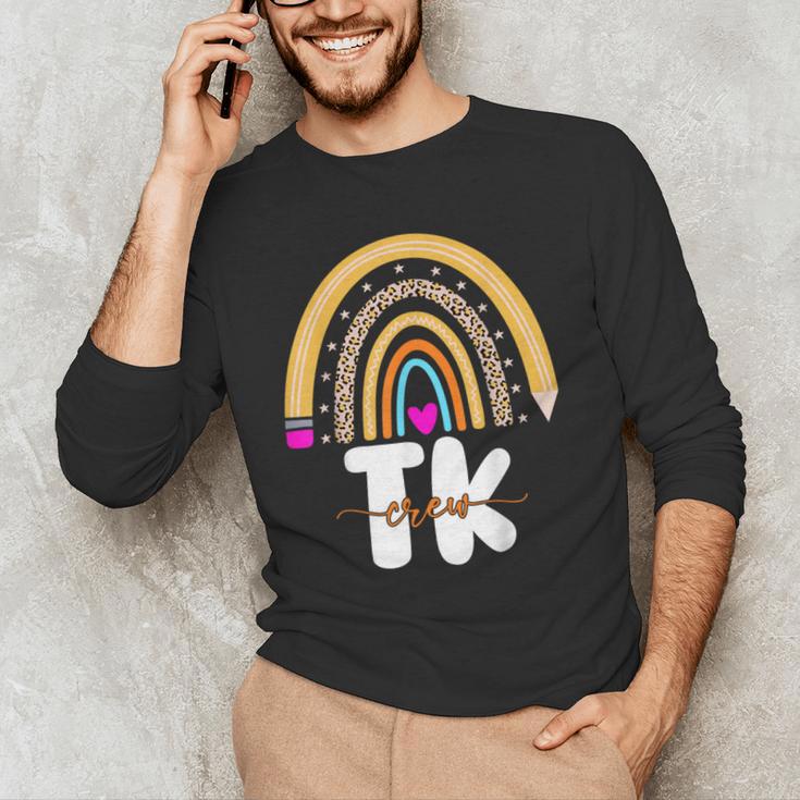 Team TK Transitional Kindergaten TK Crew Squad Teacher Kids Men's Long Sleeve T-Shirt, novelty gifts, funny gifts