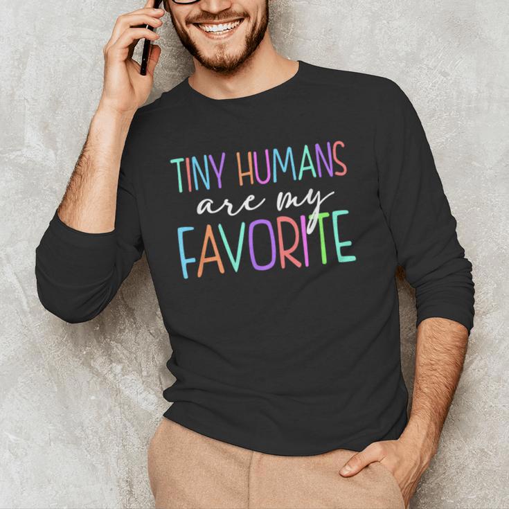 Tiny Humans Are My Favorite Daycare Provider Teacher Daycare Men's Long Sleeve T-Shirt, novelty gifts, funny gifts Tiny Humans Are My Favorite Daycare Provider Teacher Daycare Men's Long Sleeve T-Shirt, novelty gifts, funny gifts