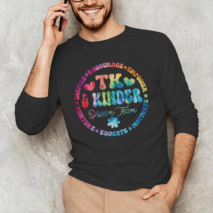 TK & Kinder Dream Team Transitional Kindergarten Teacher Men's Long Sleeve T-Shirt, novelty gifts, funny gifts TK & Kinder Dream Team Transitional Kindergarten Teacher Men's Long Sleeve T-Shirt, novelty gifts, funny gifts