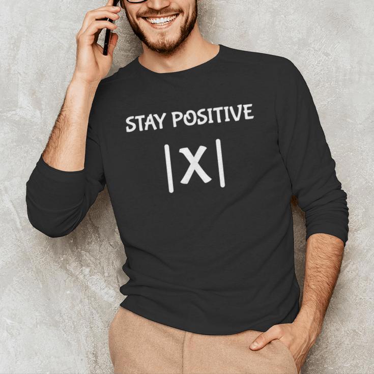 Top Math Teacher Joke Men Women Fun Stay Positive Men's Long Sleeve T-Shirt, novelty gifts, funny gifts Top Math Teacher Joke Men Women Fun Stay Positive Men's Long Sleeve T-Shirt, novelty gifts, funny gifts