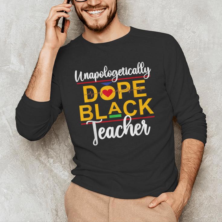Unapologetic Dope Teacher African American Melanin Men's Long Sleeve T-Shirt, novelty gifts, funny gifts Unapologetic Dope Teacher African American Melanin Men's Long Sleeve T-Shirt, novelty gifts, funny gifts