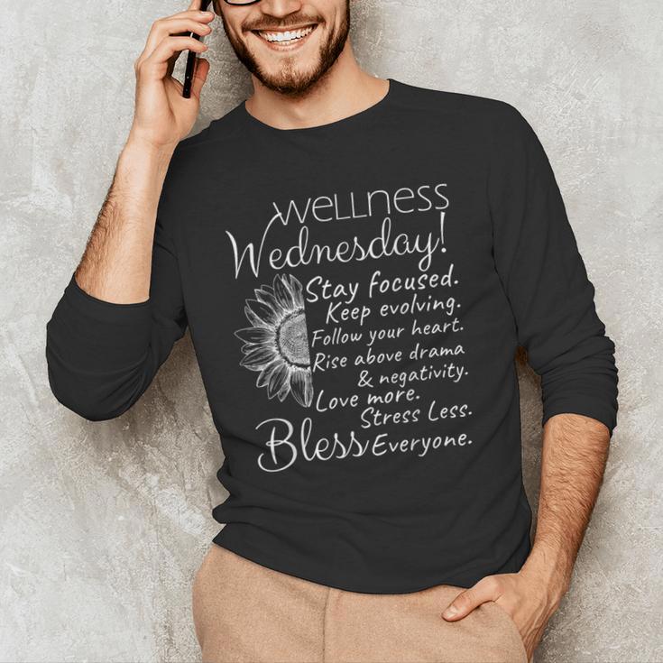 Wellness Wednesday Nurse Counselor Teacher Quotes Men's Long Sleeve T-Shirt, novelty gifts, funny gifts Wellness Wednesday Nurse Counselor Teacher Quotes Men's Long Sleeve T-Shirt, novelty gifts, funny gifts