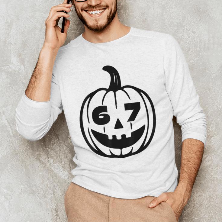 67 Halloween Costume For Students Teachers Brainrot Meme Men's Long Sleeve T-Shirt, novelty gifts, funny gifts