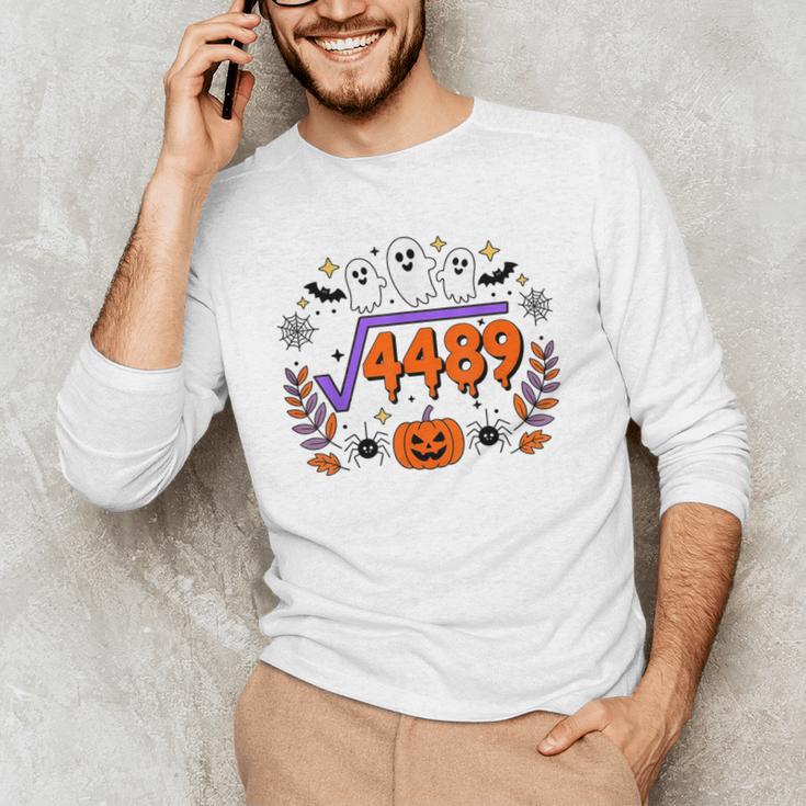 67 Meme Square Root 4489 Teen Six Seven Slang Math Teacher Men's Long Sleeve T-Shirt, novelty gifts, funny gifts