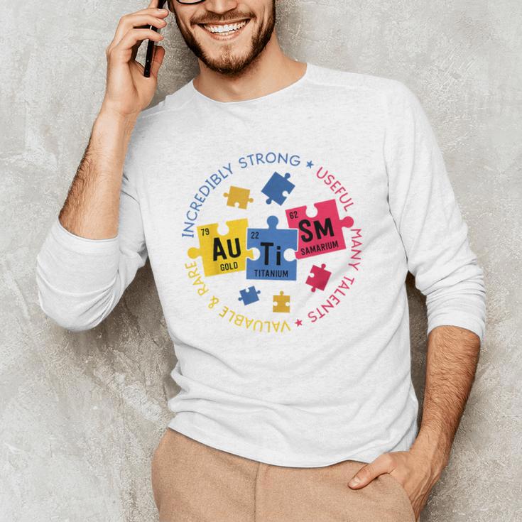 Autism Awareness Shirt Periodic Puzzle Science Teacher Men Women Kids Men's Long Sleeve T-Shirt, novelty gifts, funny gifts Autism Awareness Shirt Periodic Puzzle Science Teacher Men Women Kids Men's Long Sleeve T-Shirt, novelty gifts, funny gifts