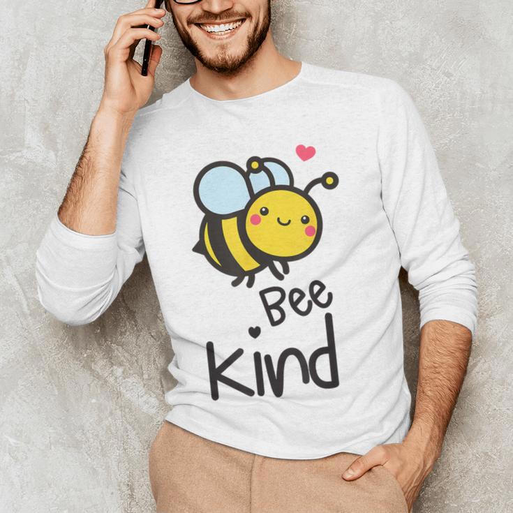 Bee Kind Bumble Bee Anti Bullying Teacher Kindness Matters Men's Long Sleeve T-Shirt, novelty gifts, funny gifts Bee Kind Bumble Bee Anti Bullying Teacher Kindness Matters Men's Long Sleeve T-Shirt, novelty gifts, funny gifts