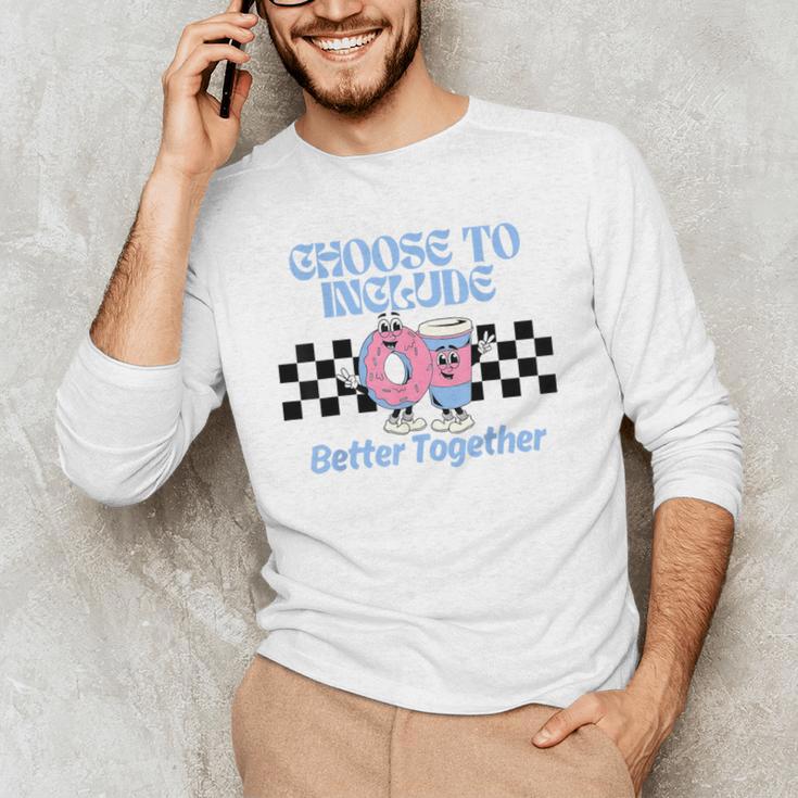 Choose To Include Special Education Teacher Autism Awareness Men's Long Sleeve T-Shirt, novelty gifts, funny gifts Choose To Include Special Education Teacher Autism Awareness Men's Long Sleeve T-Shirt, novelty gifts, funny gifts