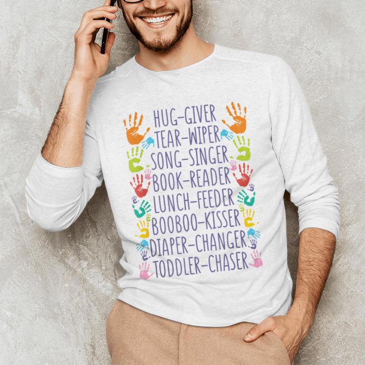 Daycare Provider Daycare Teacher Childcare Provider Men's Long Sleeve T-Shirt, novelty gifts, funny gifts Daycare Provider Daycare Teacher Childcare Provider Men's Long Sleeve T-Shirt, novelty gifts, funny gifts
