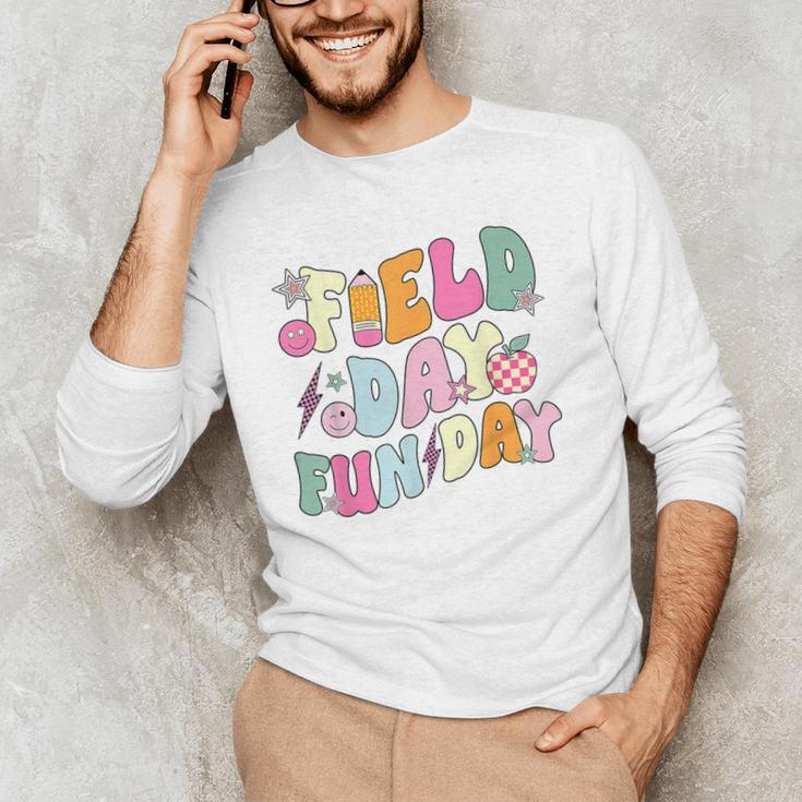 Field Day Fun Day Last Day Of School Teacher Student Men's Long Sleeve T-Shirt, novelty gifts, funny gifts Field Day Fun Day Last Day Of School Teacher Student Men's Long Sleeve T-Shirt, novelty gifts, funny gifts