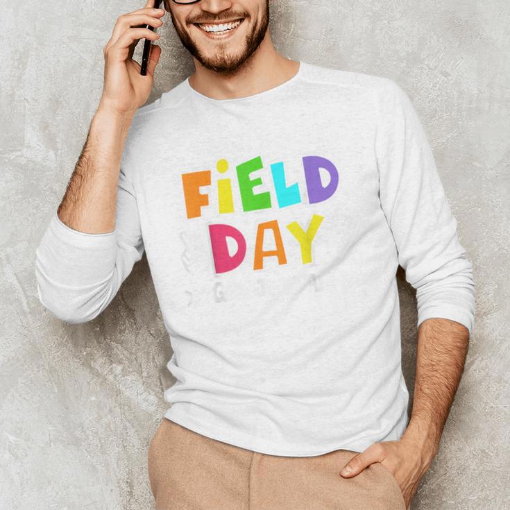 Field Day Green Team For Teacher Kids Field Day Games Men's Long Sleeve T-Shirt, novelty gifts, funny gifts