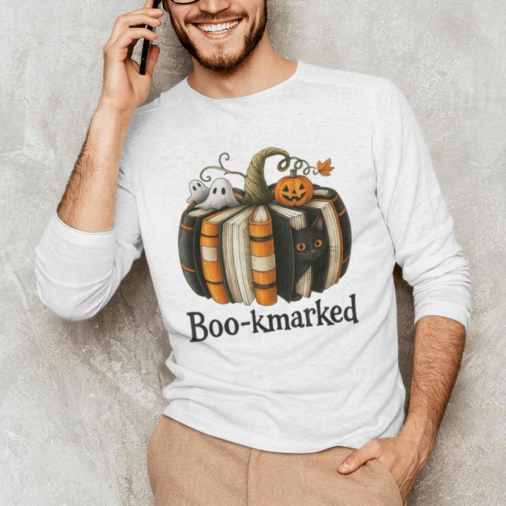 Fun Fall Book Lover Cute Teacher Student Halloween Men's Long Sleeve T-Shirt, novelty gifts, funny gifts Fun Fall Book Lover Cute Teacher Student Halloween Men's Long Sleeve T-Shirt, novelty gifts, funny gifts
