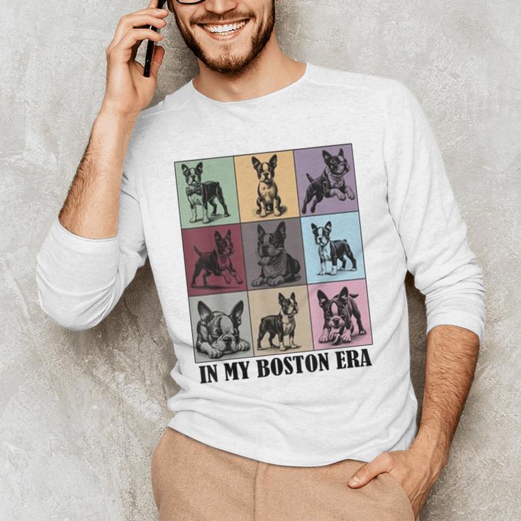 Funny Boston Terrier Quote In My Boston Terrier Era Cool Dog Men Women Men's Long Sleeve T-Shirt, novelty gifts, funny gifts