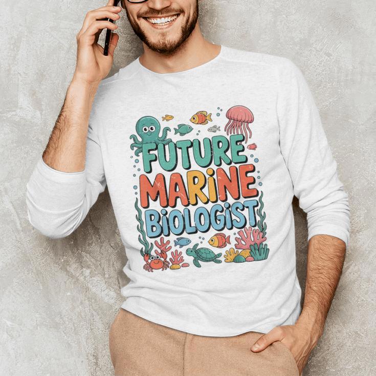Future Marine Biologist Student Biology Teacher Kids Men's Long Sleeve T-Shirt, novelty gifts, funny gifts Future Marine Biologist Student Biology Teacher Kids Men's Long Sleeve T-Shirt, novelty gifts, funny gifts