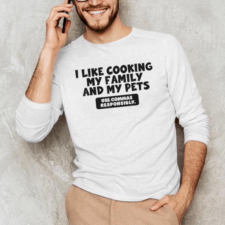 Grammar T Shirt Back To School English Teacher Men's Long Sleeve T-Shirt, novelty gifts, funny gifts