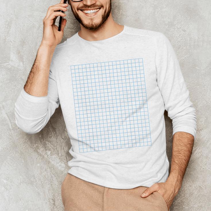Graph Paper Engineer Architecture Math Teacher Costume Men's Long Sleeve T-Shirt, novelty gifts, funny gifts