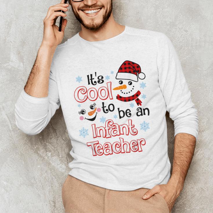 It's Cool To Be a Infant Teacher Snowman Winter Christmas Men's Long Sleeve T-Shirt, novelty gifts, funny gifts It's Cool To Be a Infant Teacher Snowman Winter Christmas Men's Long Sleeve T-Shirt, novelty gifts, funny gifts