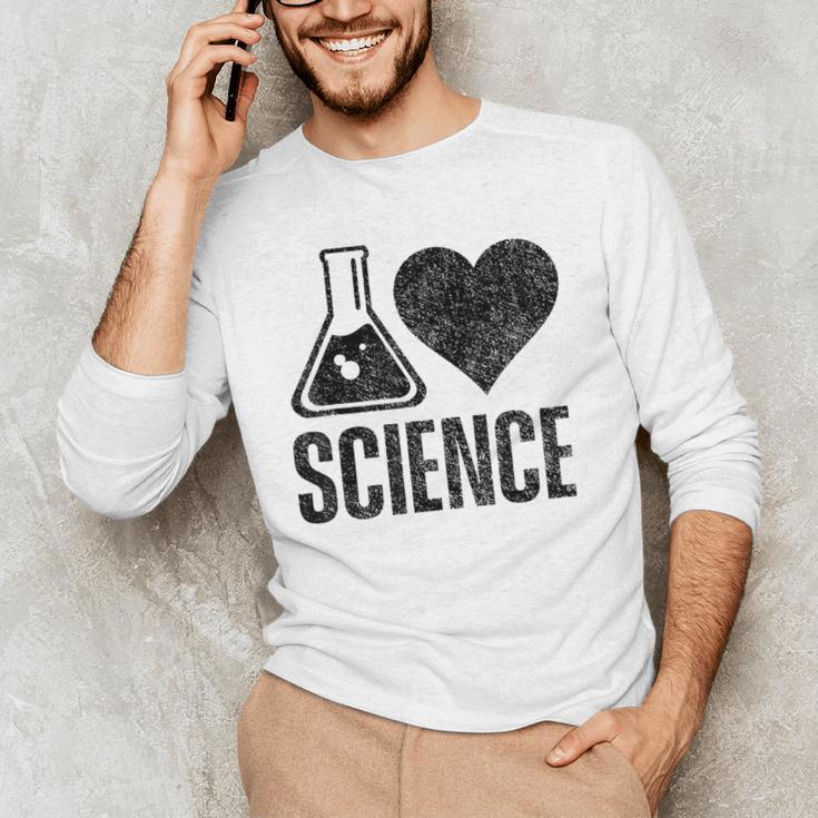 I Love Science Lover Teacher Scientist Sciences Men's Long Sleeve T-Shirt, novelty gifts, funny gifts I Love Science Lover Teacher Scientist Sciences Men's Long Sleeve T-Shirt, novelty gifts, funny gifts