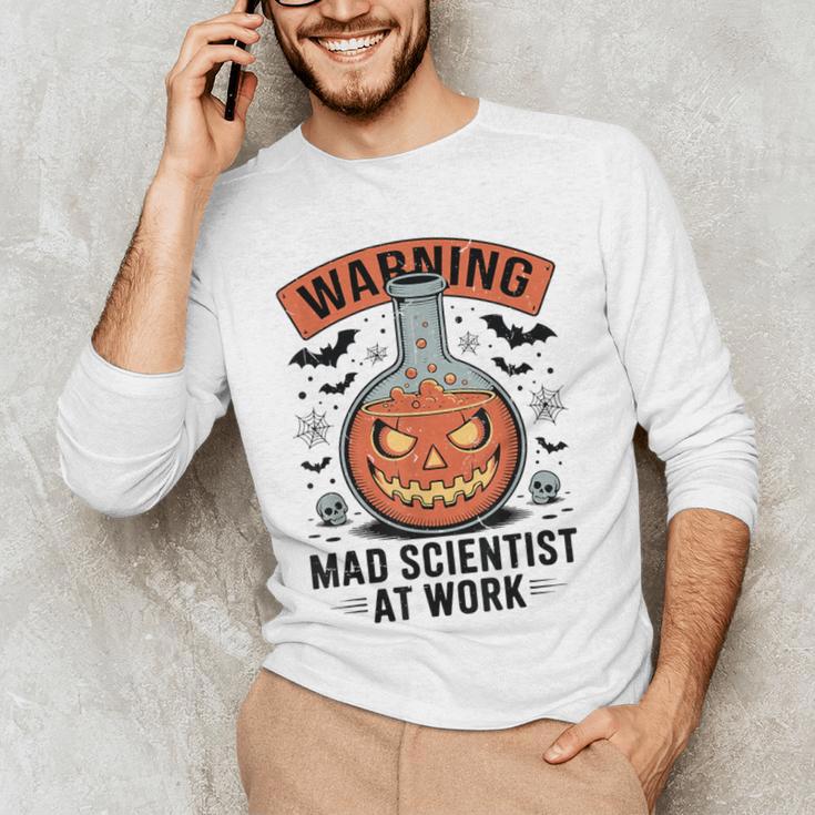 Mad Scientist Pumpkin Science Teacher Halloween Costume Kids Men's Long Sleeve T-Shirt, novelty gifts, funny gifts Mad Scientist Pumpkin Science Teacher Halloween Costume Kids Men's Long Sleeve T-Shirt, novelty gifts, funny gifts