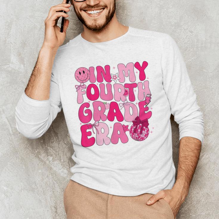 Pink Fourth Grade Era 4th Back To School Grade Teacher Men's Long Sleeve T-Shirt, novelty gifts, funny gifts Pink Fourth Grade Era 4th Back To School Grade Teacher Men's Long Sleeve T-Shirt, novelty gifts, funny gifts