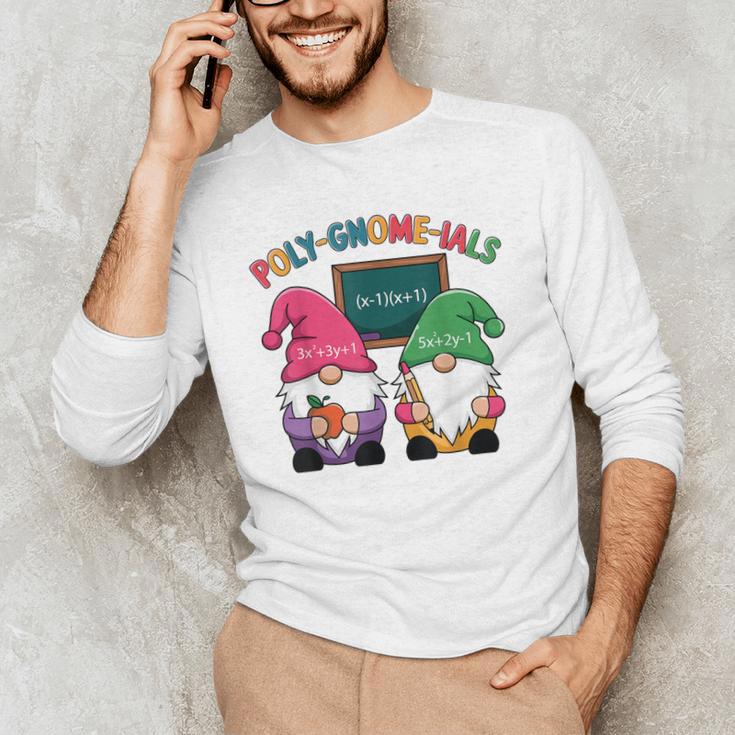 Poly-Gnome-Ials Algebra Teacher Calcul Teacher Men's Long Sleeve T-Shirt, novelty gifts, funny gifts Poly-Gnome-Ials Algebra Teacher Calcul Teacher Men's Long Sleeve T-Shirt, novelty gifts, funny gifts