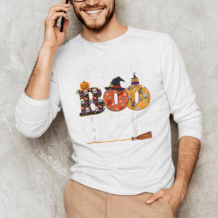 Preschool Boo Crew Teacher Halloween Men's Long Sleeve T-Shirt, novelty gifts, funny gifts