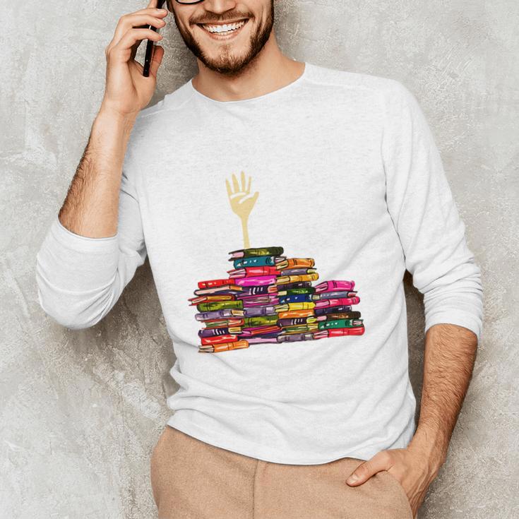 Reading Books Librarian Reader Nerd I'm Ok Teacher School Men's Long Sleeve T-Shirt, novelty gifts, funny gifts Reading Books Librarian Reader Nerd I'm Ok Teacher School Men's Long Sleeve T-Shirt, novelty gifts, funny gifts