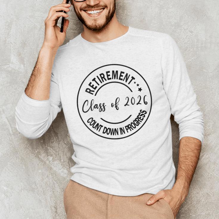 Retirement Class Of 2026 Count Down Progress Retired Teacher Men's Long Sleeve T-Shirt, novelty gifts, funny gifts Retirement Class Of 2026 Count Down Progress Retired Teacher Men's Long Sleeve T-Shirt, novelty gifts, funny gifts