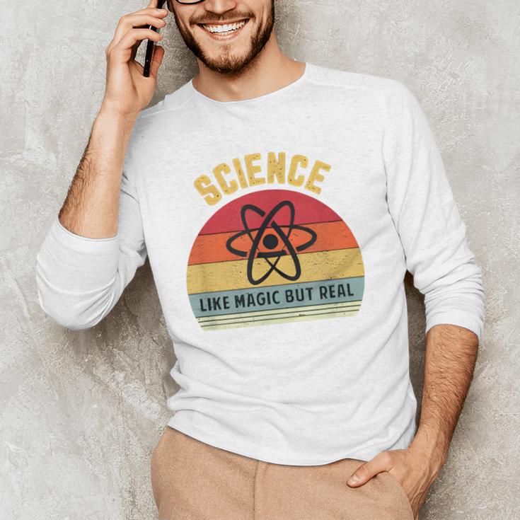 Science Like Magic But Real Science Teacher Graphics Geek Men's Long Sleeve T-Shirt, novelty gifts, funny gifts Science Like Magic But Real Science Teacher Graphics Geek Men's Long Sleeve T-Shirt, novelty gifts, funny gifts