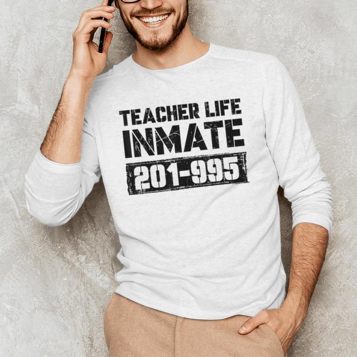 Teacher Life Jail Inmate Prisoner Halloween Costume Men's Long Sleeve T-Shirt, novelty gifts, funny gifts Teacher Life Jail Inmate Prisoner Halloween Costume Men's Long Sleeve T-Shirt, novelty gifts, funny gifts