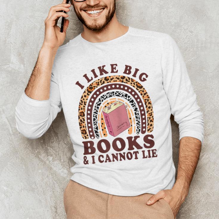 Teacher-TShirt I Like Big Books & I Cannot Lie Reading For Women Men's Long Sleeve T-Shirt, novelty gifts, funny gifts