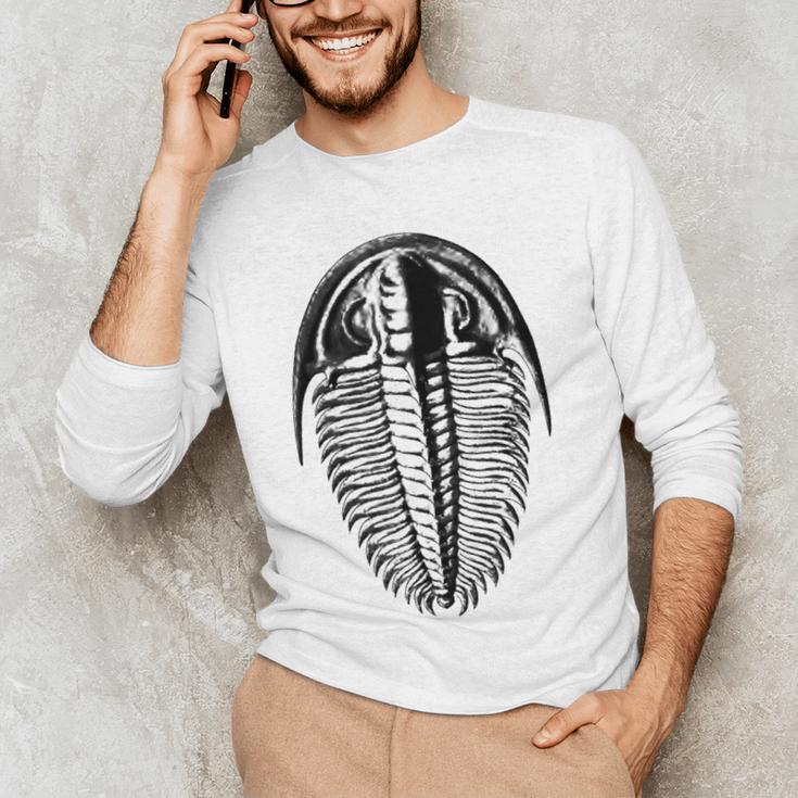 Trilobite Fossil Geology Teacher Student Geologist Men's Long Sleeve T-Shirt, novelty gifts, funny gifts Trilobite Fossil Geology Teacher Student Geologist Men's Long Sleeve T-Shirt, novelty gifts, funny gifts