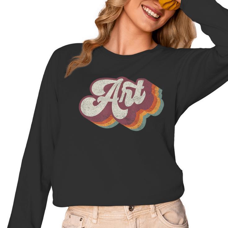 Art Teacher Back To School Women Long Sleeve T-Shirt