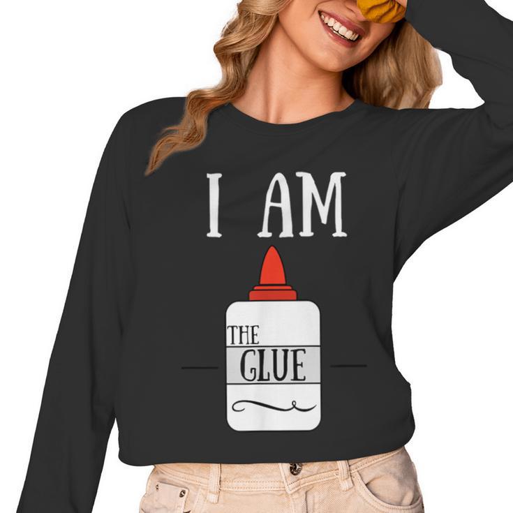 Art Teacher T-Shirt I Am The Glue Women Long Sleeve T-Shirt