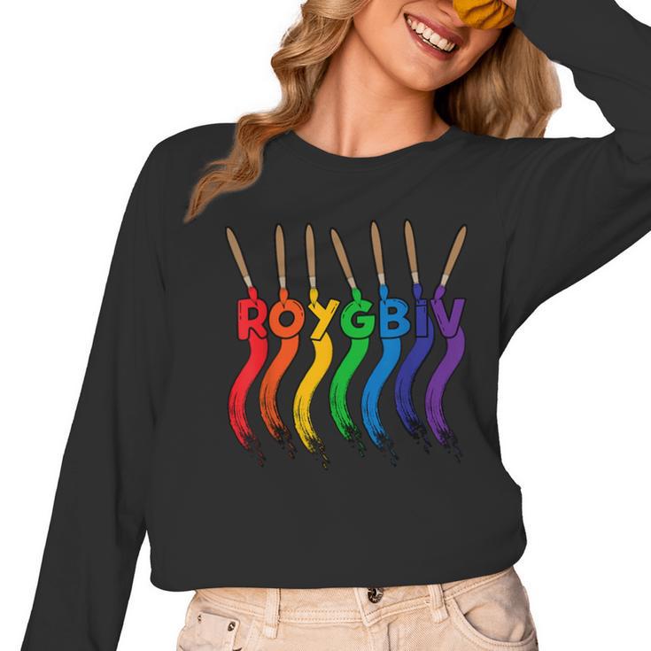 Art Teacher For Women Art Teacher Clothes Women Long Sleeve T-Shirt