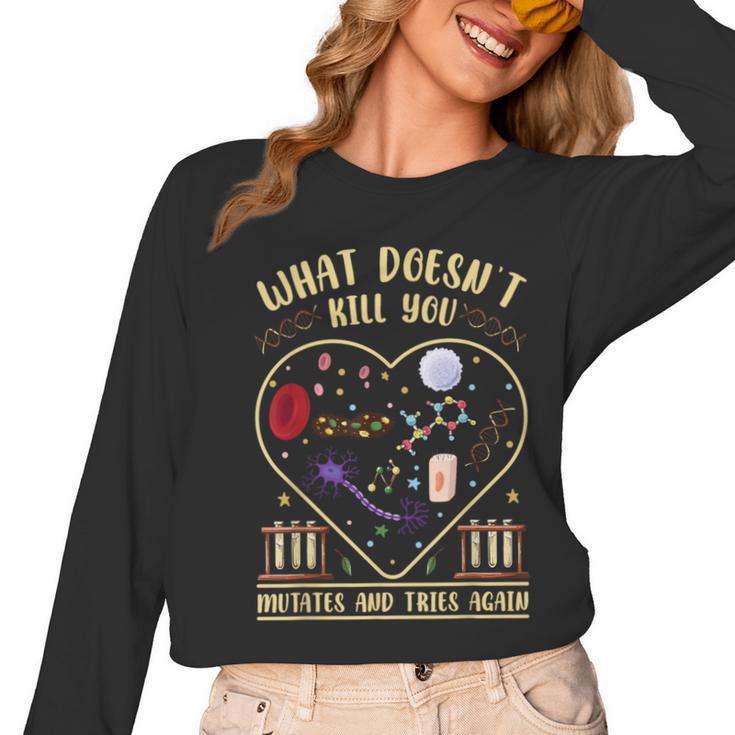 Biology Teacher Women Long Sleeve T-Shirt