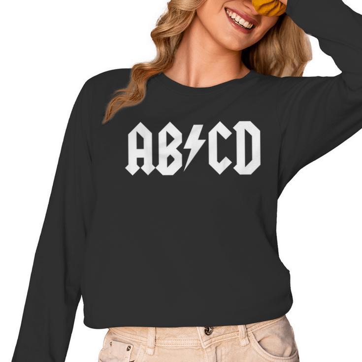 Boys Girls Teachers ABCD Rock Graphic Back To School Women Long Sleeve T-Shirt, trending gift Boys Girls Teachers ABCD Rock Graphic Back To School Women Long Sleeve T-Shirt, trending gift