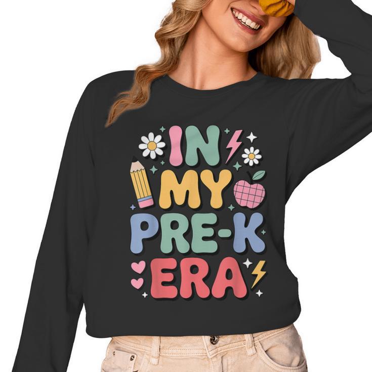 Cute Pre-K For Men Women Kindergarten Pre-K Teacher Women Long Sleeve T-Shirt