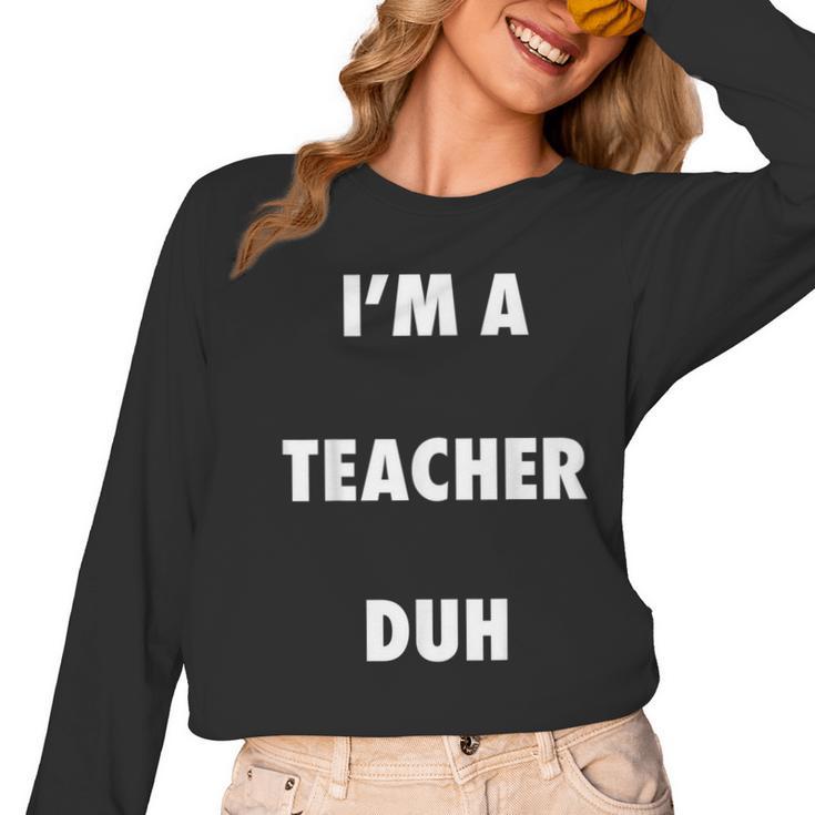 Easy Halloween Teacher Costume Shirt For Men Women Kids Women Long Sleeve T-Shirt
