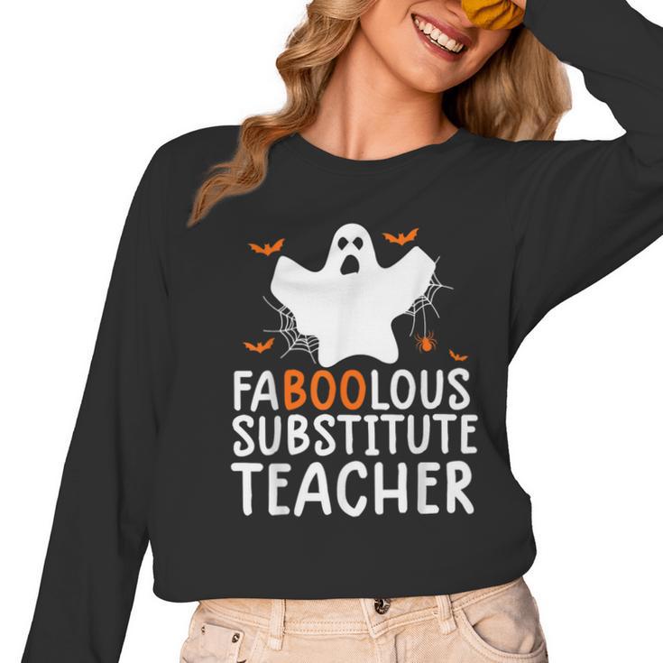 Faboolous Substitute Teacher Halloween Costume Women Long Sleeve T-Shirt